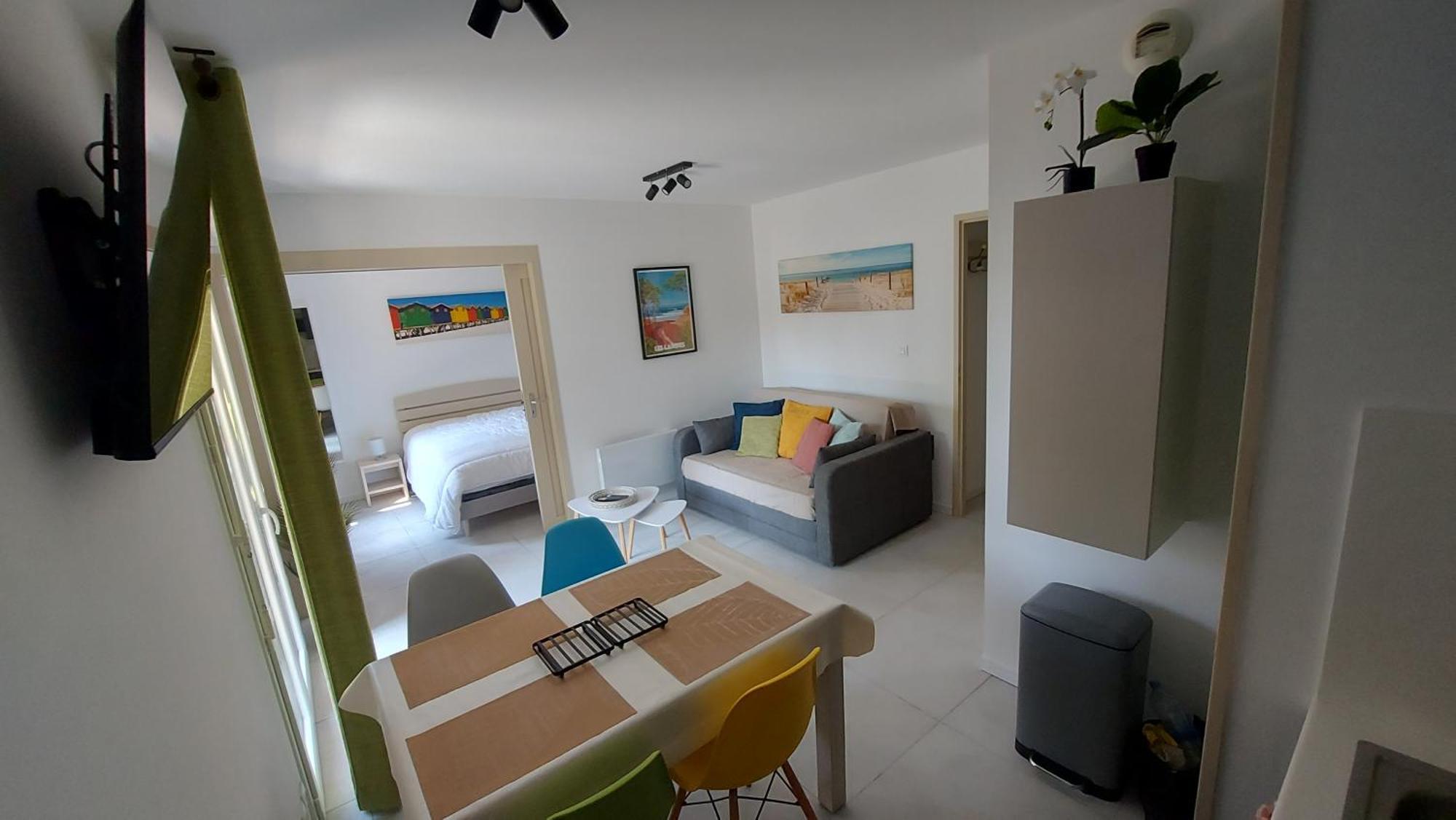 T2, 50M Du Lac, Piscine, Wifi, Jardin Terrasse Sans Vis-A-Vis, 1 A 4 Pers Aureilhan Kültér fotó